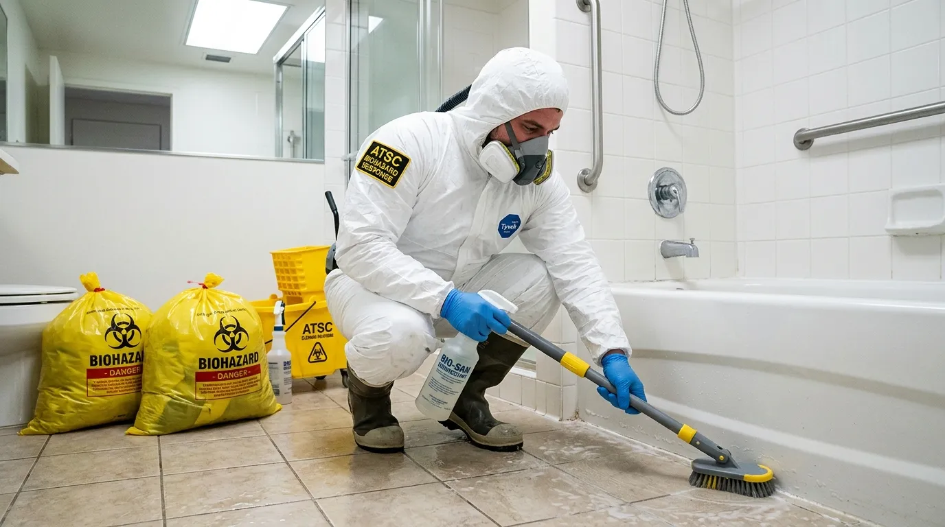 Decontamination equipment deployed for Blood Cleanup in Yorktown